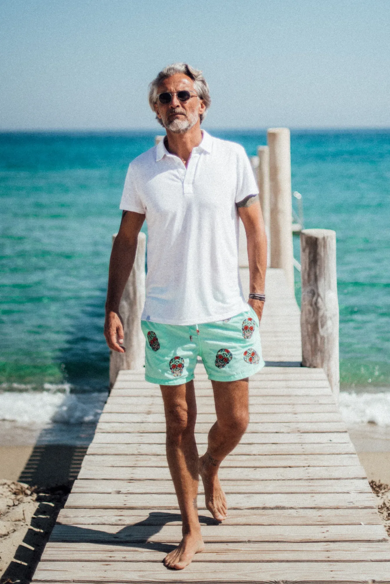 Mex|Best Sellers<Les Canebiers All Over Mex - Greenwater