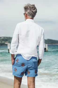 Mex|Best Sellers<Les Canebiers All Over Mex - Sky Blue