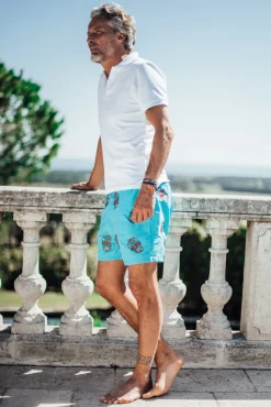 Mex|Best Sellers<Les Canebiers All Over Mex - Turquoise