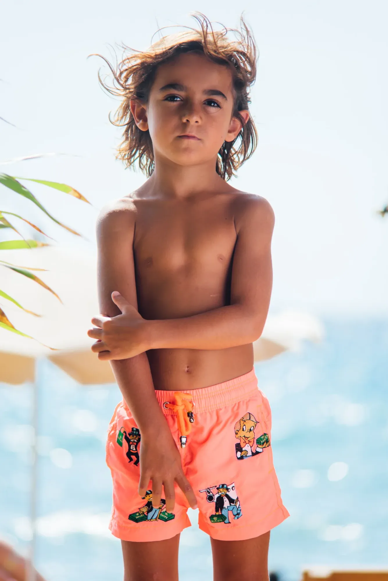 Garçons<Les Canebiers All Over Roro Kids - Orange