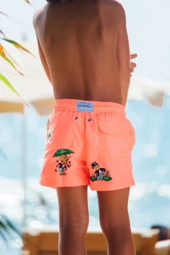 Garçons<Les Canebiers All Over Roro Kids - Orange