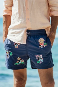 Monopoly|Best Sellers<Les Canebiers All Over Roro - Navy