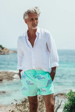 Shark|Best Sellers<Les Canebiers All Over Shark - Greenwater
