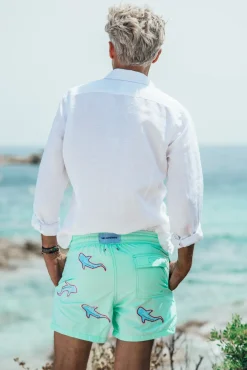 Shark|Best Sellers<Les Canebiers All Over Shark - Greenwater