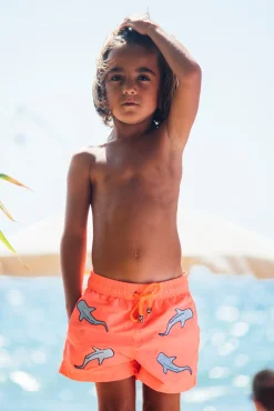 Garçons<Les Canebiers All Over Shark Kids - Orange