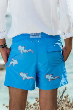 Shark|Best Sellers<Les Canebiers All Over Shark - Sky Blue
