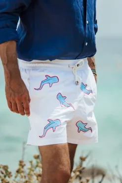 Shark|Best Sellers<Les Canebiers All Over Shark - White