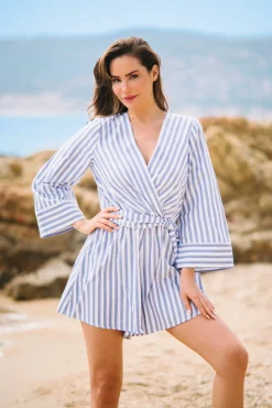 Combinaisons<Les Canebiers Boutinelles Jumpsuit - Navy Stripes