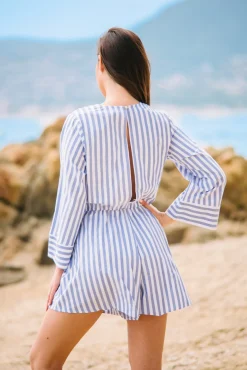 Combinaisons<Les Canebiers Boutinelles Jumpsuit - Navy Stripes