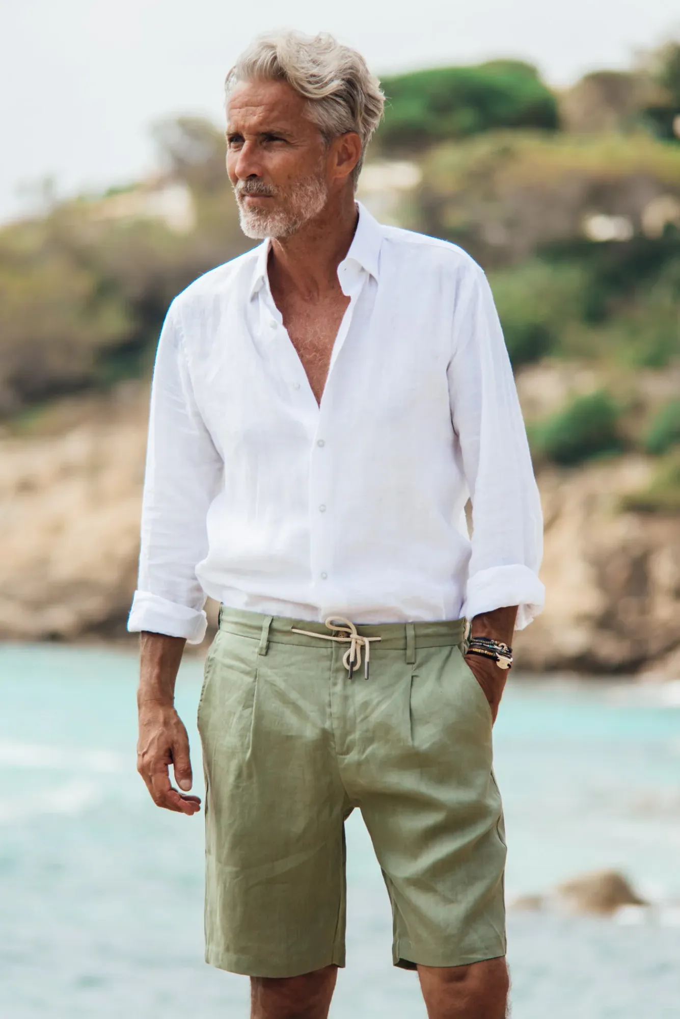 Shorts<Les Canebiers Cimes Short - Khaki