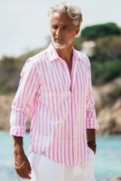 Chemises<Les Canebiers Divin Cotton - Pink Stripes