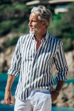 Chemises<Les Canebiers Divin - Navy Stripes