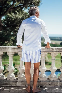 Stripes|Best Sellers<Les Canebiers Ermitage Court Cap 21 - Blue