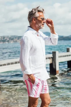 Stripes|Best Sellers<Les Canebiers Ermitage Court Cap 21 - Pink