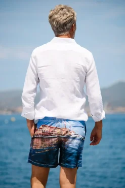 Best Sellers|Nouveauté<Les Canebiers Ermitage Print Saint-Tropez