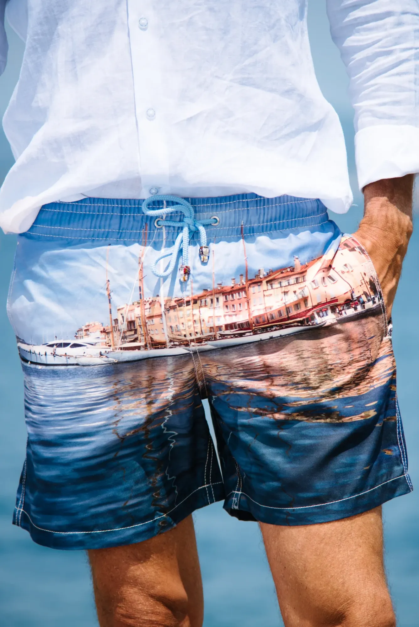 Best Sellers|Nouveauté<Les Canebiers Ermitage Print Saint-Tropez