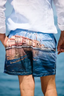 Best Sellers|Nouveauté<Les Canebiers Ermitage Print Saint-Tropez