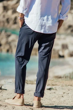 Pantalons<Les Canebiers Marsouin Pants - Navy