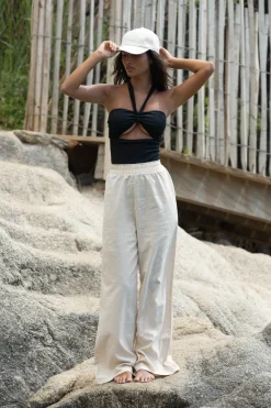 Pantalons<Les Canebiers Pantalon Vernatelle - Beige