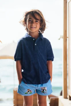 Garçons<Les Canebiers Polo Kids - Navy