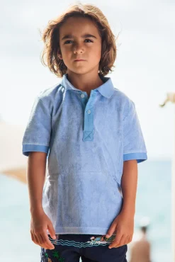 Garçons<Les Canebiers Polo Kids - Sky Blue