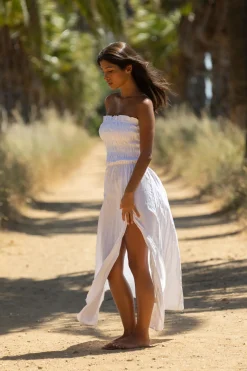 Robes<Les Canebiers Robe Allard - Blanc