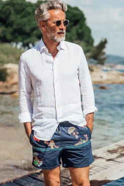 Places|Best Sellers<Les Canebiers Saint-Tropez - Navy