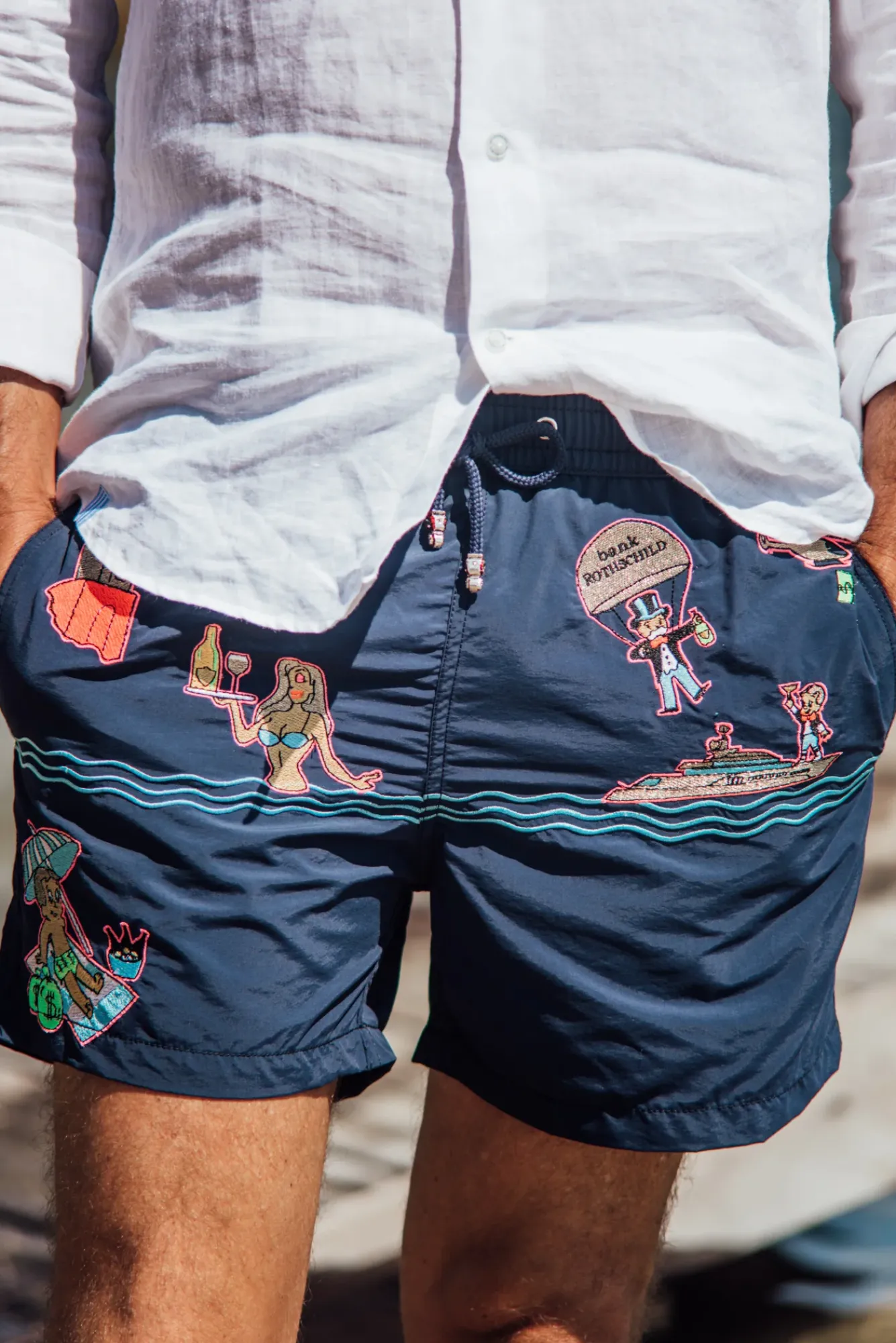 Places|Best Sellers<Les Canebiers Saint-Tropez - Navy