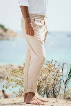 Pantalons<Les Canebiers Sauvier Pants - Beige