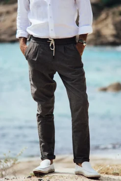 Pantalons<Les Canebiers Sauvier Pants - Grey