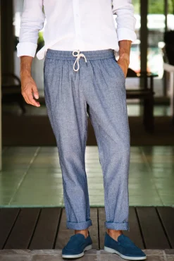Pantalons<Les Canebiers Sauvier Pants - Navy