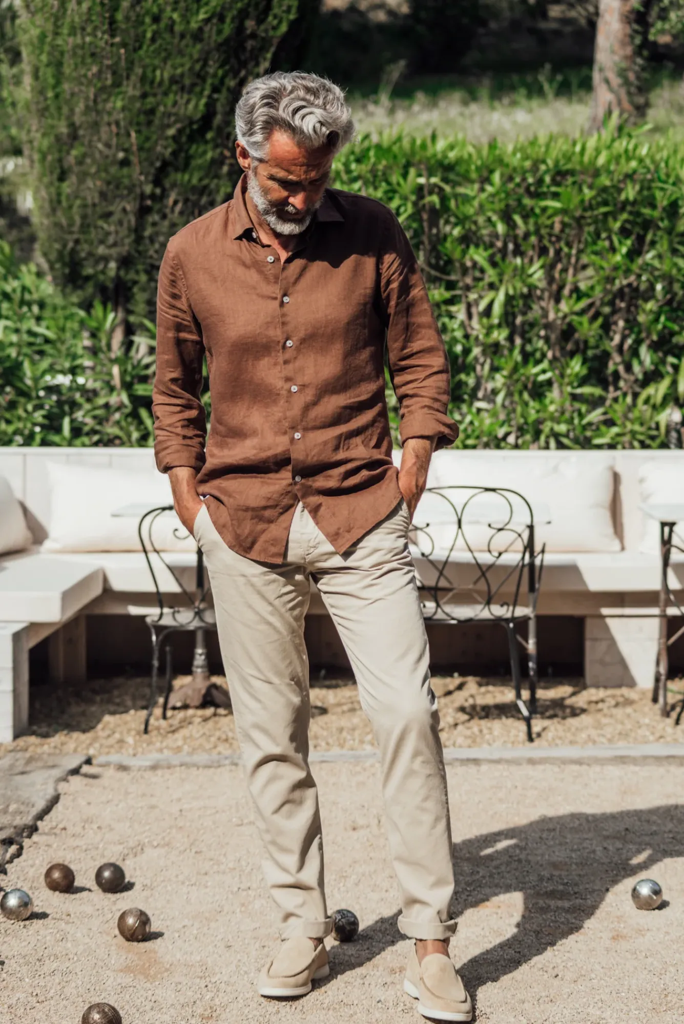 Pantalons<Les Canebiers Tartane pants - Beige