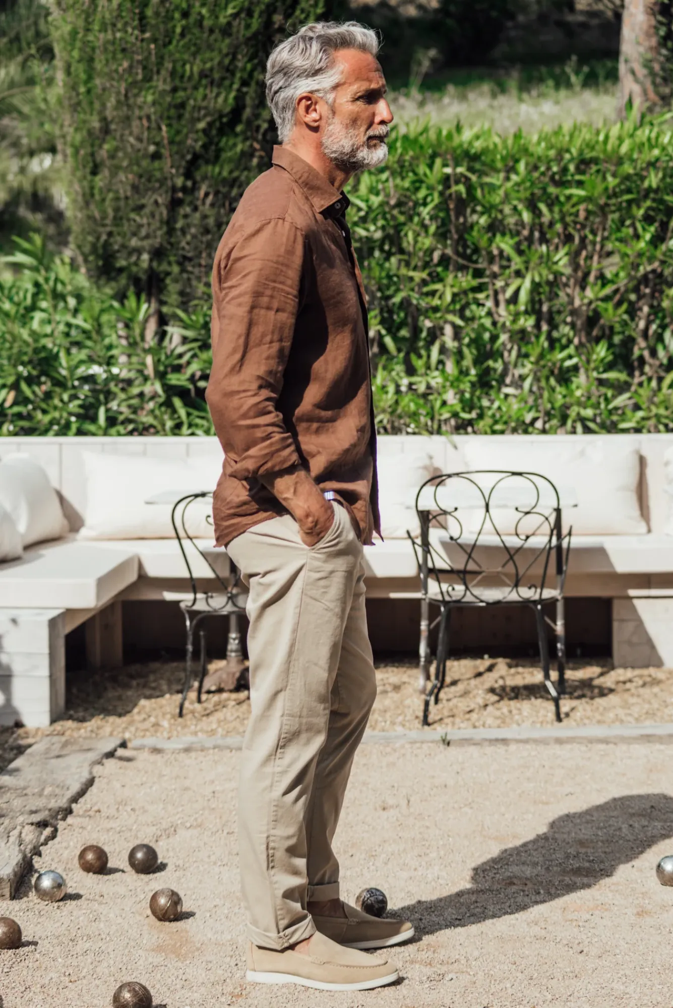 Pantalons<Les Canebiers Tartane pants - Beige