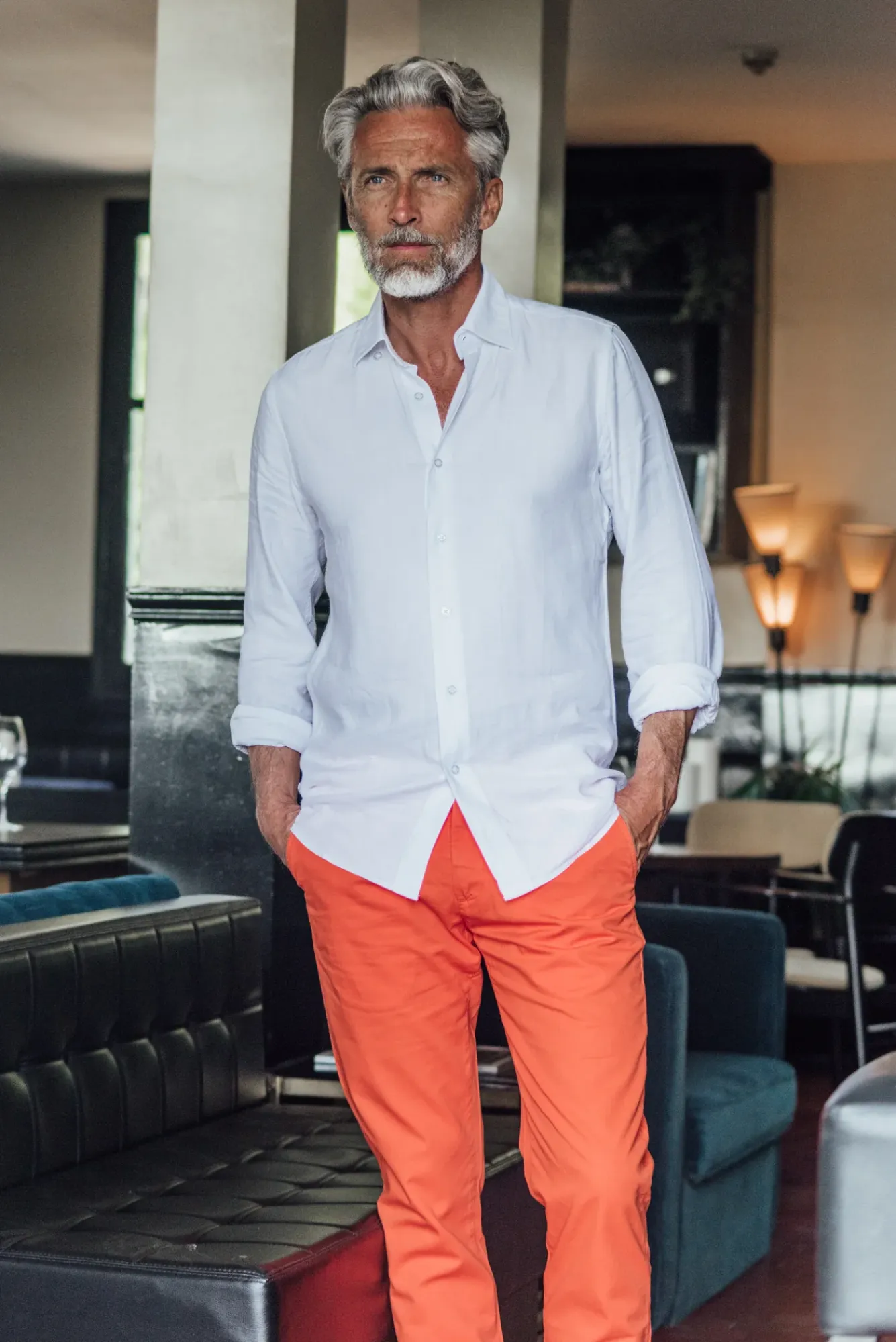 Pantalons<Les Canebiers Tartane pants - Orange