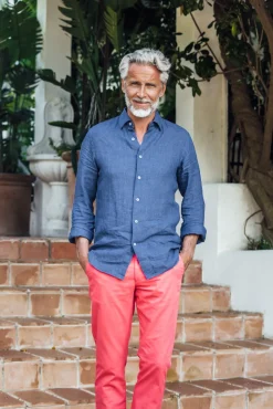 Pantalons<Les Canebiers Tartane pants - Raspberry