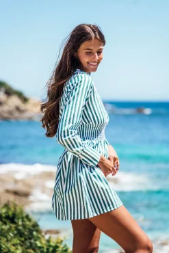 Robes<Les Canebiers Vignes - Green Stripes