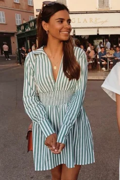 Robes<Les Canebiers Vignes - Green Stripes
